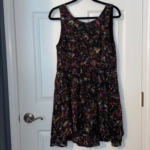 Nordstrom black watercolor dress